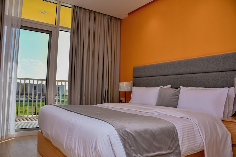 En-suite room bedroom with balcony doors