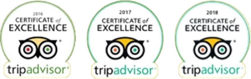 TripAdvisor Certificates of Excellence 2016, 2017 and 2018 awarded to Ambassador Hotel Hargeisa